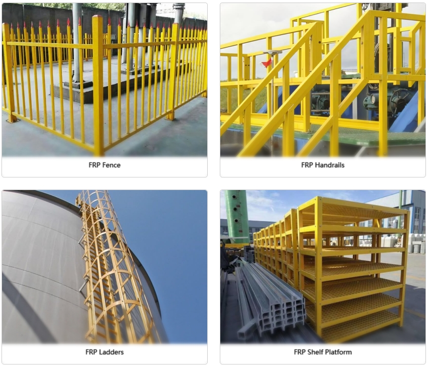 FRP Pultruded Round Tube Guardrail Construction Process