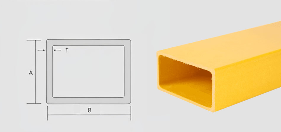FRP Rectangular Tubes