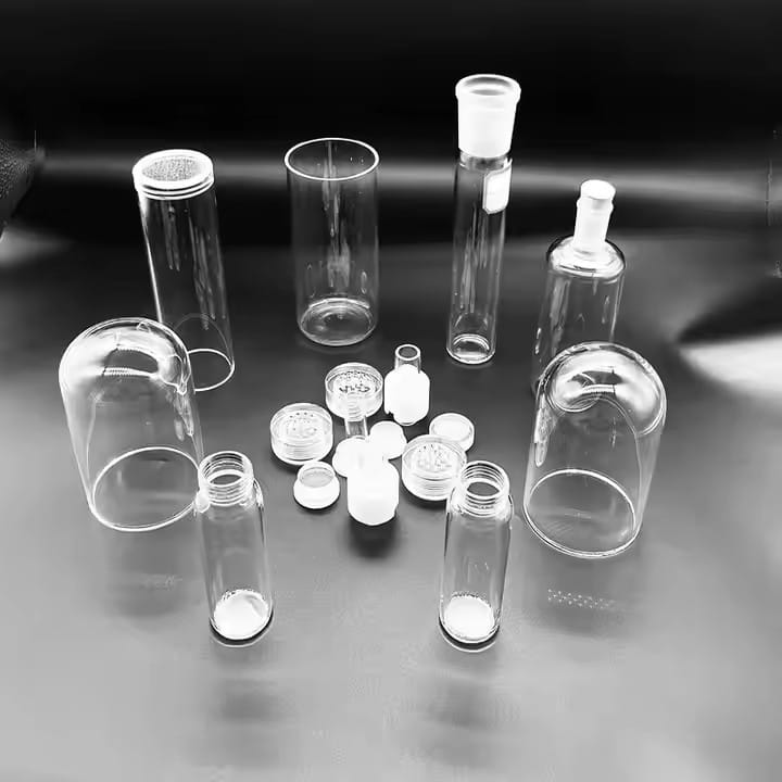 Quartz reagent bottle