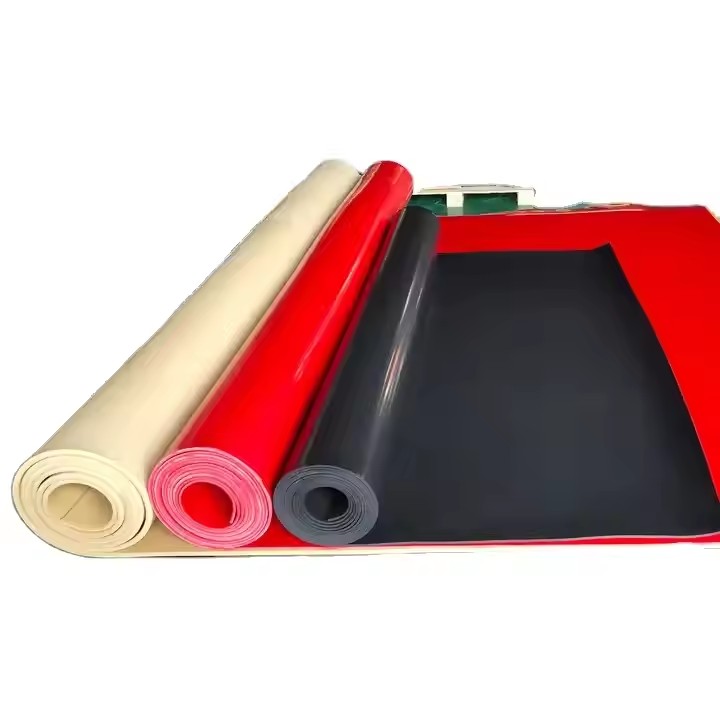 Rubber sheet for industrial gaskets and seals