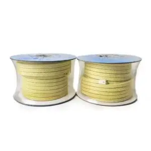 Wear resistance aramid fiber gland packing