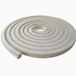 White PTFE Gland Packing With Aramid Corners