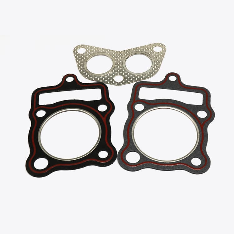 Exhaust gasket for high-temperature sealing