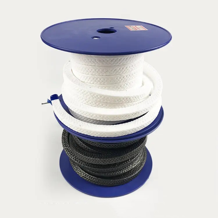 Black And White PTFE Gland Packing