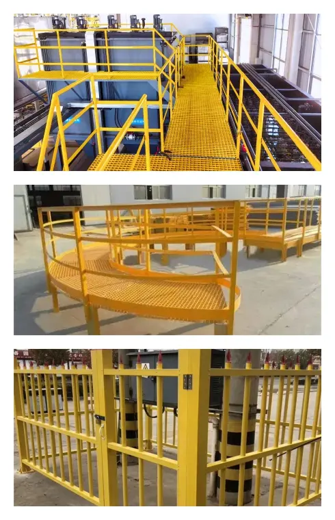 FRP fiberglass grating for industrial flooring and platforms