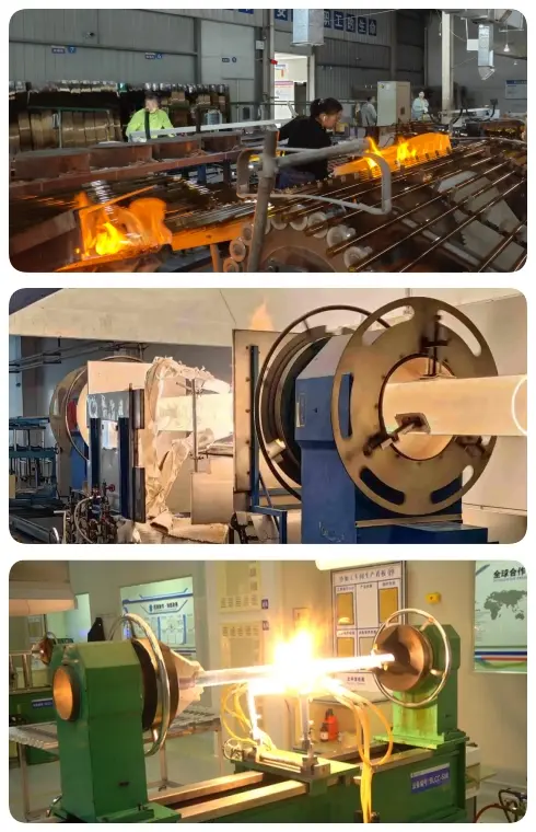 Quartz tube for industrial heating and semiconductor processing