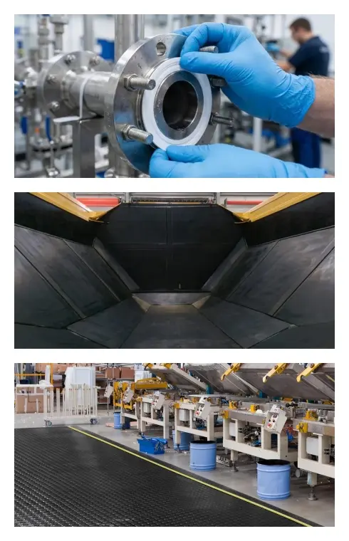 Graphite sheet for industrial sealing and gaskets
